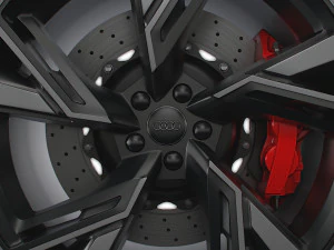 Audi RS6 wheel 3D Model