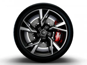 Audi RS6 wheel 3D Model
