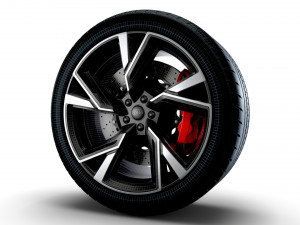 Audi RS6 wheel Model 3D