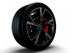 Audi RS6 wheel Model 3D