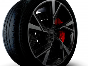Audi RS6 wheel Model 3D