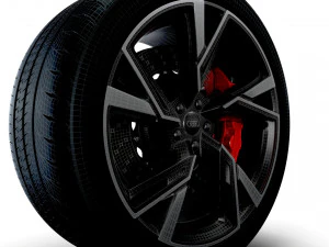 Audi RS6 wheel 3D Model