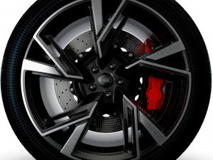 Audi RS6 wheel Model 3D