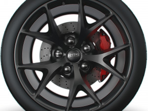 BBS SR wheel Model 3D