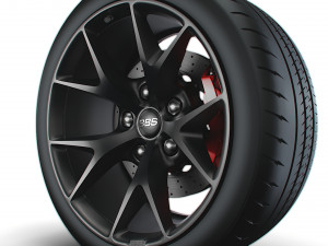 BBS SR wheel Model 3D