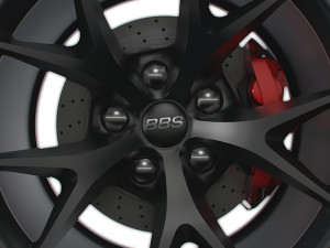 BBS SR wheel Model 3D