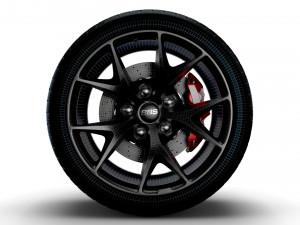 BBS SR wheel Model 3D