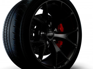 BBS SR wheel Model 3D