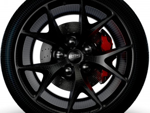 BBS SR wheel Model 3D