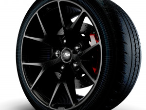 BBS SR wheel Model 3D
