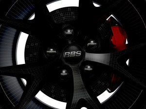BBS SR wheel Model 3D