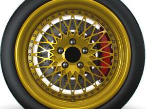 Forgeline Heritage Series LS3 wheel 3D Model