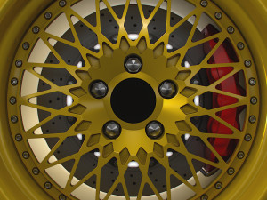 Forgeline Heritage Series LS3 wheel 3D Model