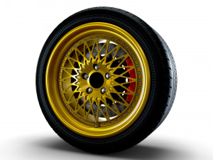 Forgeline Heritage Series LS3 wheel 3D Model