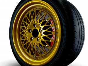 Forgeline Heritage Series LS3 wheel 3D Model
