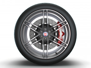 HRE P106 wheels Model 3D