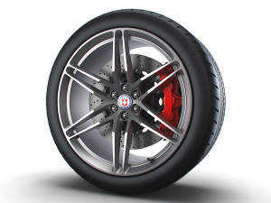 HRE P106 wheels 3D Модель