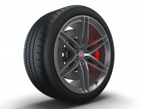 HRE P106 wheels 3D Модель