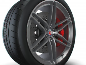 HRE P106 wheels 3D Модель