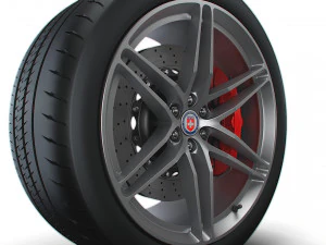 HRE P106 wheels 3D Model