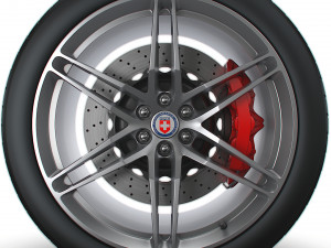 HRE P106 wheels 3D Модель