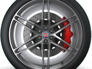 HRE P106 wheels 3D Model