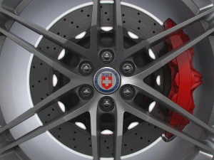 HRE P106 wheels 3D Model