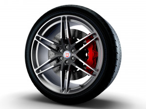 HRE P106 wheels 3D Модель