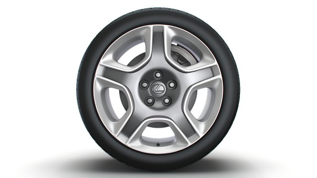Lexus SC430 2006 wheel 3D 模型 .c4d .max .obj .3ds .fbx .stl .blend 