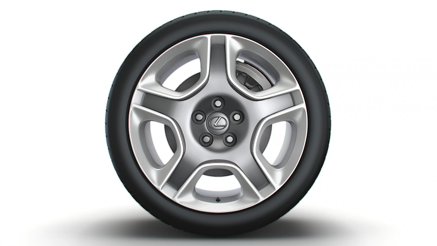 Lexus SC430 2006 wheel 3D Model .c4d .max .obj .3ds .fbx .stl .blend