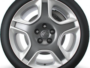 Lexus SC430 2006 wheel 3D Model