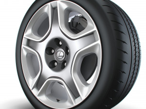 Lexus SC430 2006 wheel 3D 模型