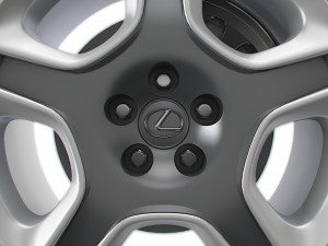 Lexus SC430 2006 wheel 3D 模型