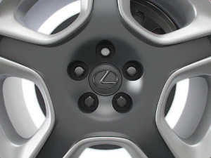 Lexus SC430 2006 wheel 3D Model