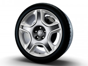 Lexus SC430 2006 wheel 3D 模型