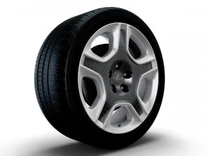 Lexus SC430 2006 wheel 3D Model