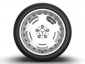 Cerchio Mercedes Benz AMG Aero II Modello 3D