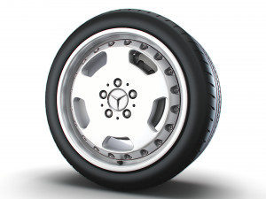 Mercedes Benz AMG Aero II Wheel 3D-Modell