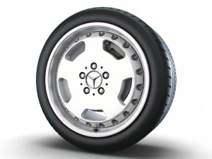 Mercedes Benz AMG Aero II Wheel 3D Model