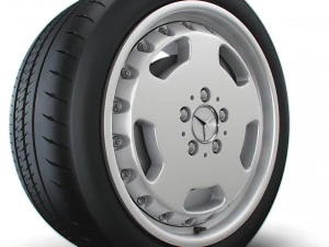 Mercedes Benz AMG Aero II Wheel 3D Model