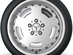 Mercedes Benz AMG Aero II Wheel 3D-Modell