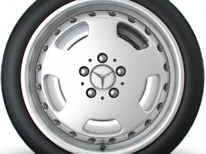 Mercedes Benz AMG Aero II Wheel 3D Model