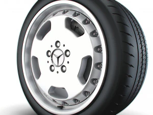 Mercedes Benz AMG Aero II Wheel 3D Model