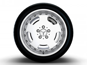Mercedes Benz AMG Aero II Wheel 3D-Modell