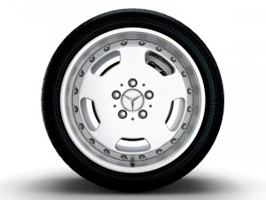 Mercedes Benz AMG Aero II Wheel 3D Model