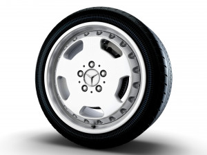 Mercedes Benz AMG Aero II Wheel 3D-Modell