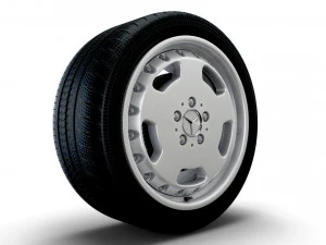 Mercedes Benz AMG Aero II Wheel 3D Model