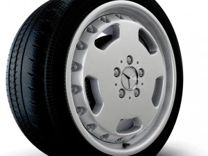 Mercedes Benz AMG Aero II Wheel 3D Model