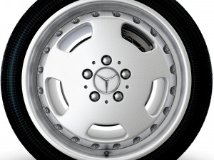 Mercedes Benz AMG Aero II Wheel 3D-Modell