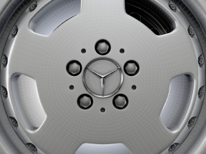 Mercedes Benz AMG Aero II Wheel 3D-Modell